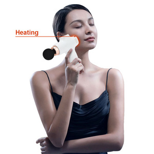 High Quality Electric Massager Multifunctional Fascia Gun Relaxation Muscle Athletic Massage Gun with Heating Function