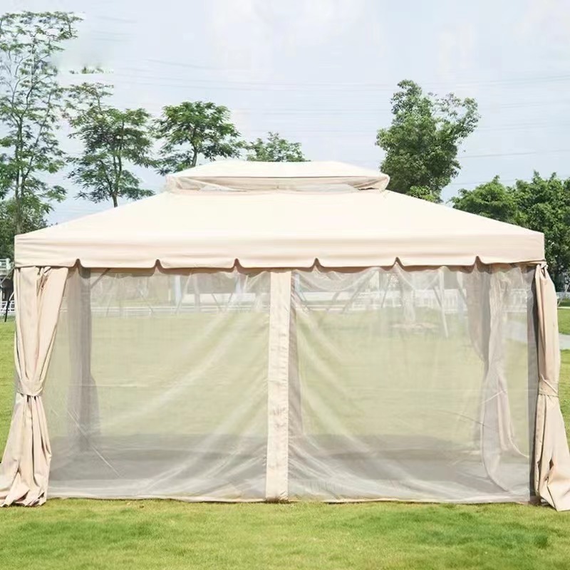 Durable Aluminium Gazebo with Waterproof Canvas Tent Stylish Outdoor Pavilion for Garden and Patio