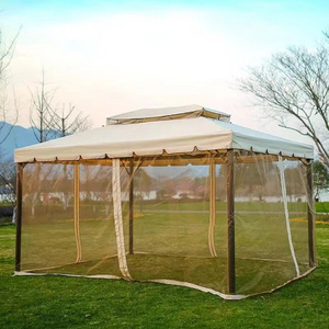 Durable Aluminium Gazebo with Waterproof Canvas Tent Stylish Outdoor Pavilion for Garden and Patio