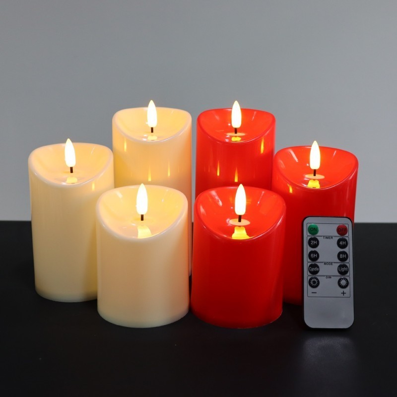 remort control flameless moving flame led candles lights  tea light candles moving candles pink  lamp for christmas wedding