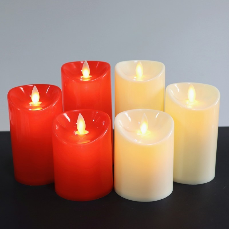 remort control flameless moving flame led candles lights  tea light candles moving candles pink  lamp for christmas wedding