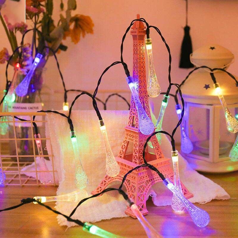 Hot selling Outdoor waterproof solar indoor tree lights christmas led warm white holiday lamp for  patio garden yard and lawn