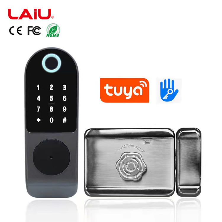 LAIU Entry Keyless Remote Biometric Fingerprint Smart Lock Phone Control Smart Door Lock