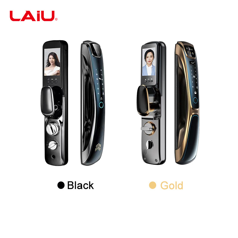 LAIU Face Recognition Q9 Golden Wifi Usmartgo App Control Automatic Camera Smart Door Lock