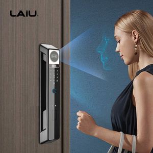 LAIU Q7 smart lock fingerprint wifi lock with camera 3 in one face recognition