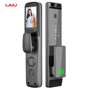 Laiu  Home Smart  Door Keyless Smart Lock With Tuya/Zigbee  3D Face Recognition Smart Door Lock With Camera