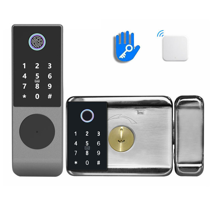 LAIU T2 Keyless Finger Print Lock Gate Intelligent Fingerprint Digital Smart Door Locks