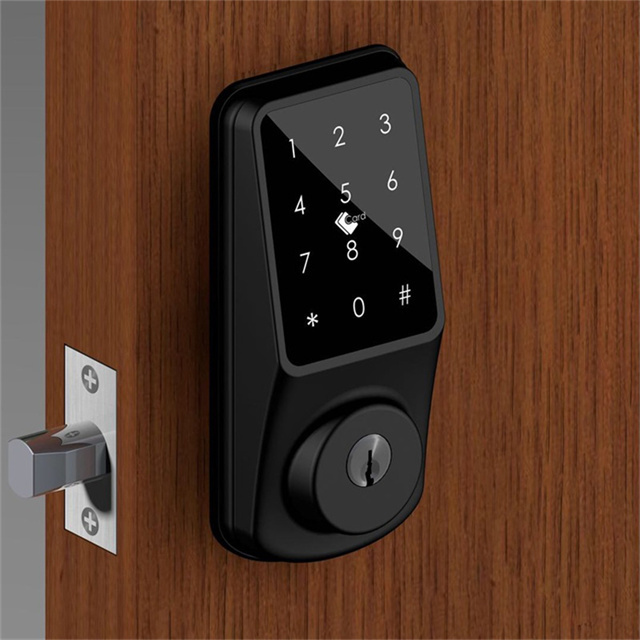 USA Waterproof Outdoor Gate Wifi Digital Front Keyless Smart Electronic Door Locks Tuya App Keypad TTlock Home Smart Deadbolt