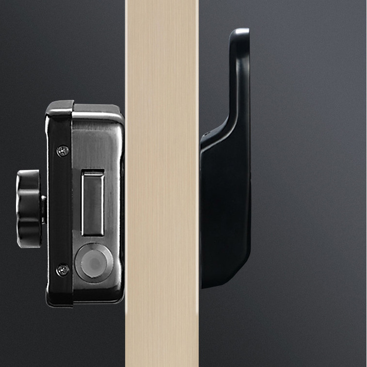 LAIU Wooden Door Anti-peeping Low Power Residential Apartment  Handle Digital Electronic Smart Lock