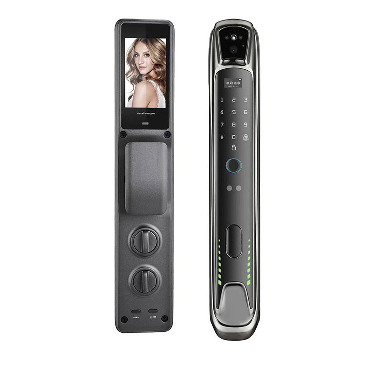 LaiU Q3 wireless smart door lock face recognition finger print smart doorbell outside lock