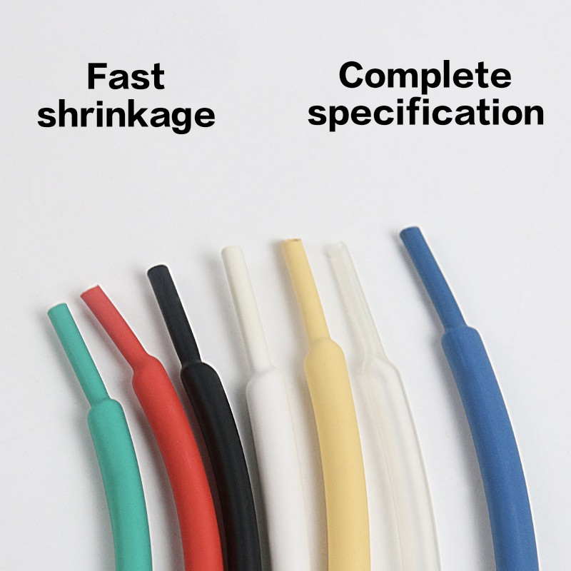 Shrink high temperature 1/8 1/4 1/2 3/4 1 2 3 inch Diesel Resistant Oil Elastomer Heat Shrink Tubing 2:1 ratio free sample