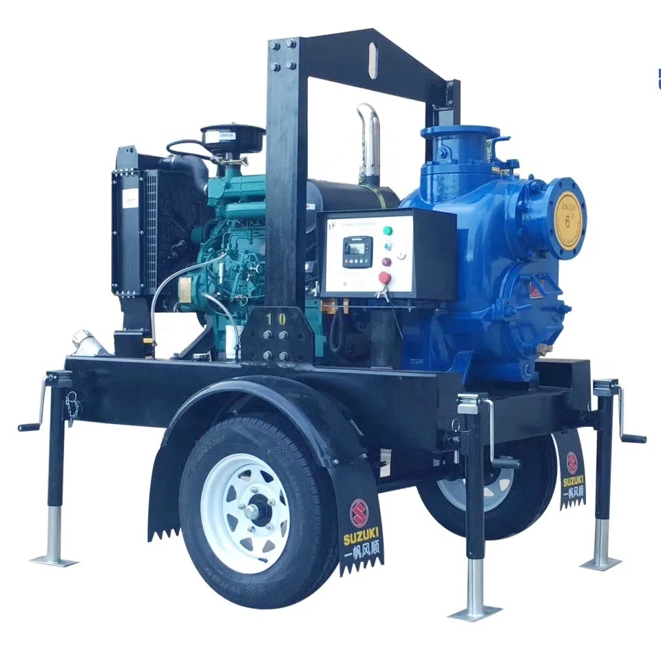 Intelligent Automatic control Diesel engine Trailer pumps