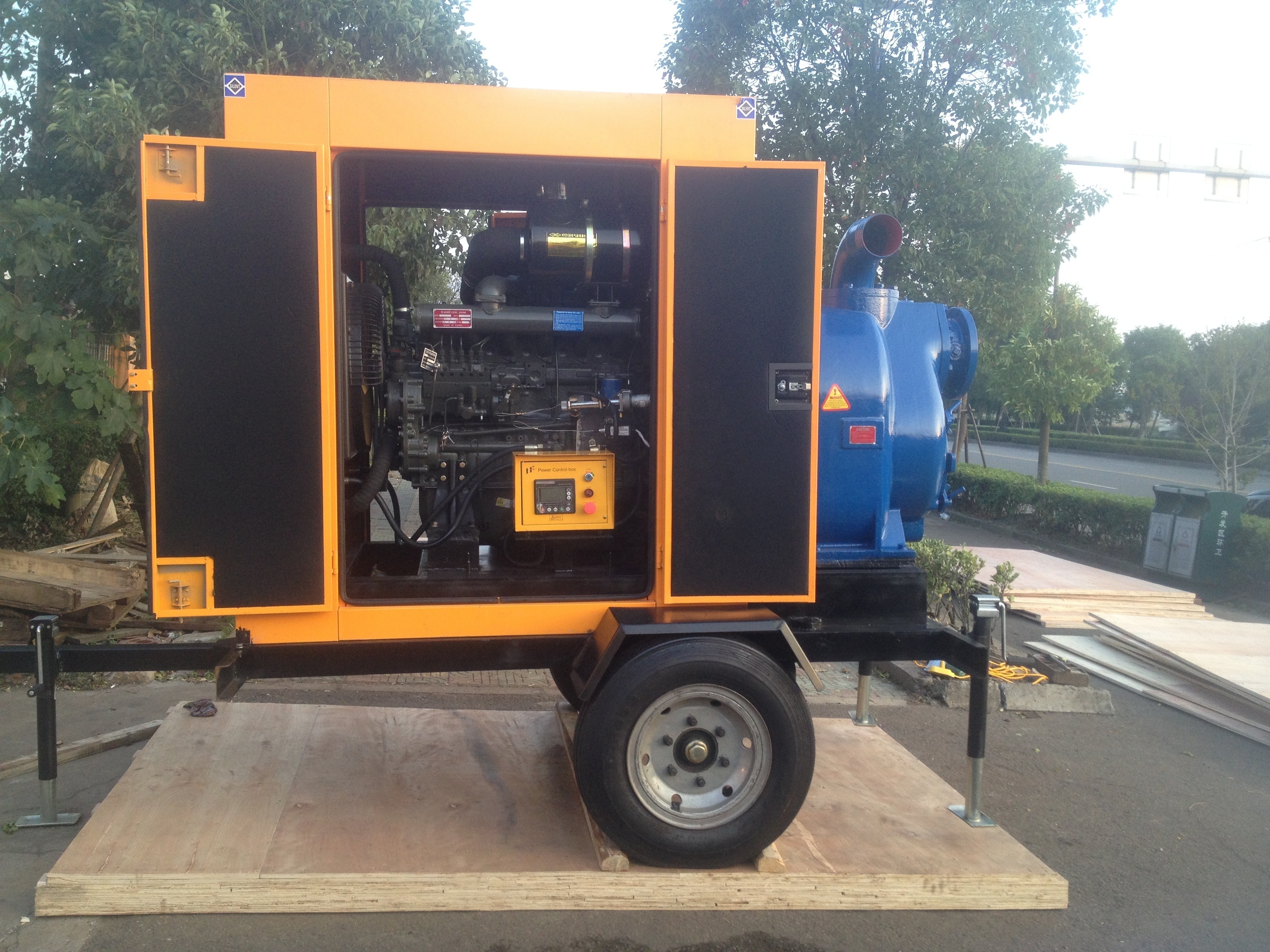 Intelligent Automatic control Diesel engine Trailer pumps