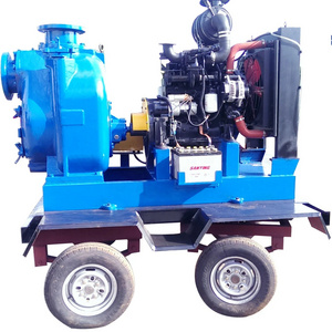 Two-wheeled Portable Trailer type Diesel engine pumps