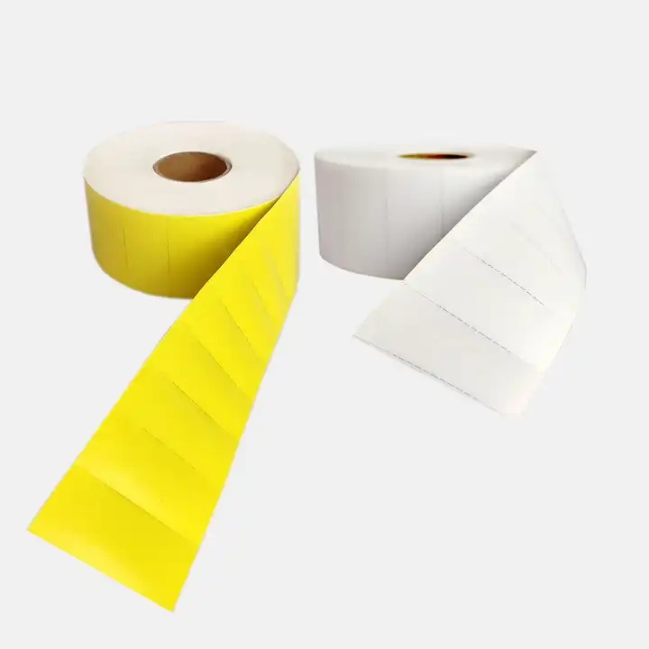 50 x 25 mm Wholesale Thermal Transfer Paper Roll Paper Colorful Thermal Paper Card Colored Cardstock