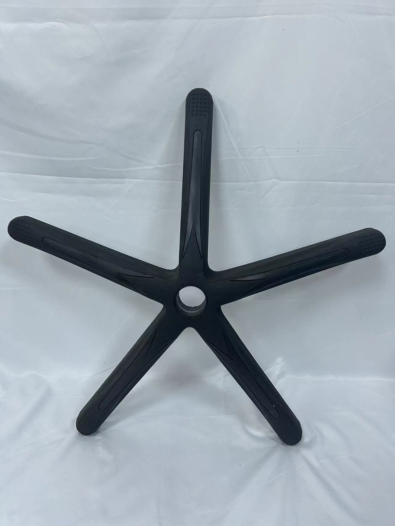 Modern Design Black Nylon 5-Star Office Chair Legs Spare Parts for Swivel Chair Base Office Furniture Part