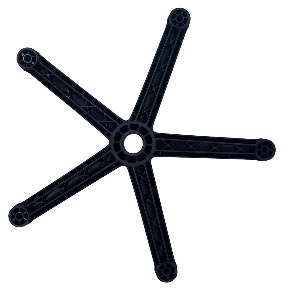 Wholesale 5-Star Office Swivel Chair Base Nylon Furniture Parts with Plastic Material Legs