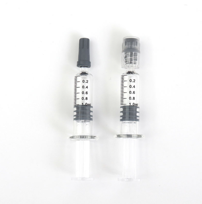 Custom Logo Prefilled Luer Lock 1ml Glass Syringe