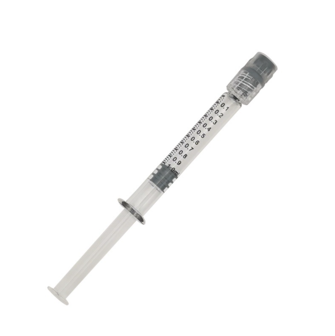 Custom Logo Prefilled Luer Lock 1ml Glass Syringe