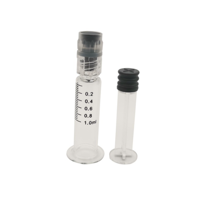 Custom Logo Prefilled Luer Lock 1ml Glass Syringe