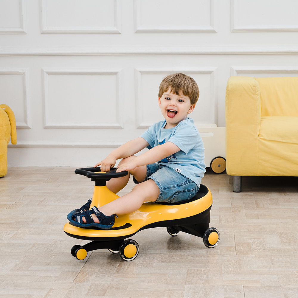 Cartoon big red children ride on wiggle car for boys and girls