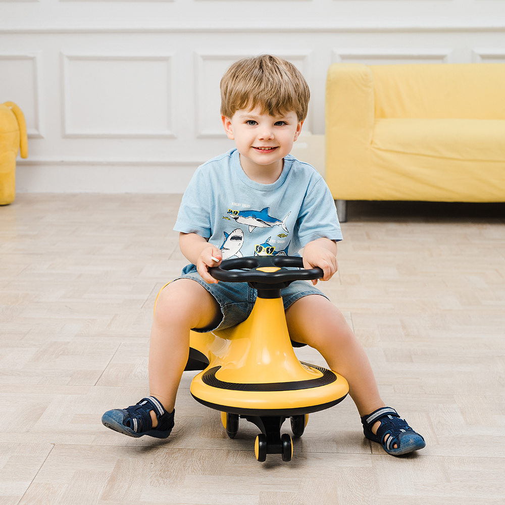 Cartoon big red children ride on wiggle car for boys and girls