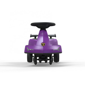 Lamborghini Purple Kids Baby Children Kitchen Educational Music Parade Indoor Ride-Ons Toy Wiggle Twist Plasma Swing Car