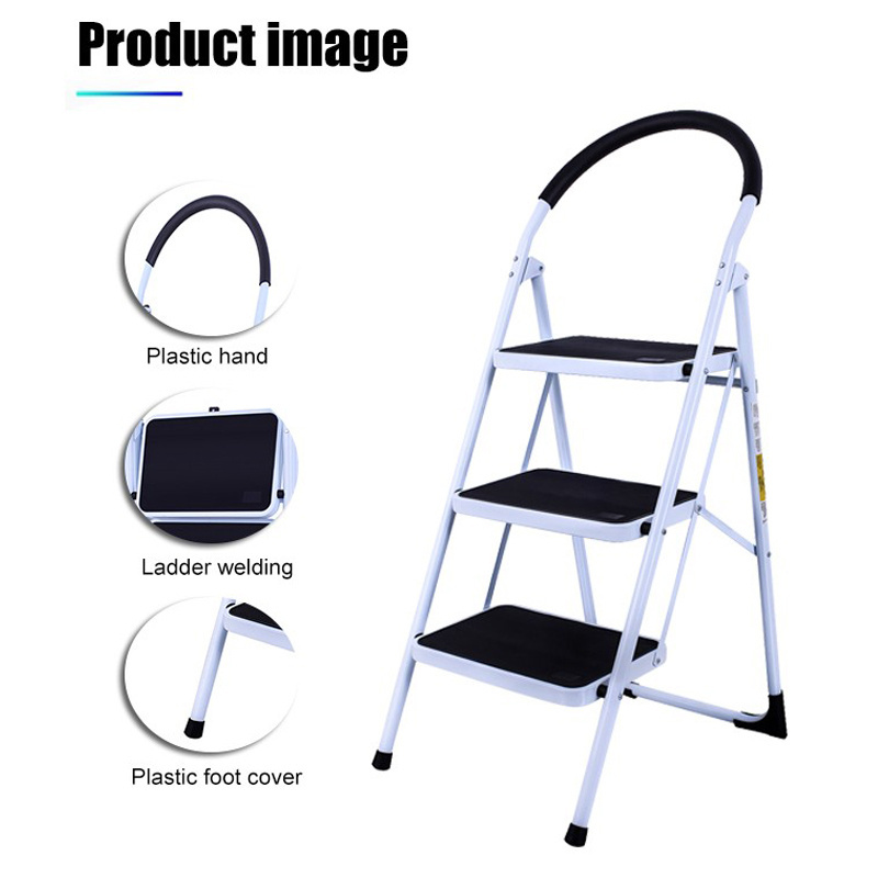 Step Ladder Foldable Cotterman House Use Purpose Steel Ladder Folding Ladder Step For Household Roof