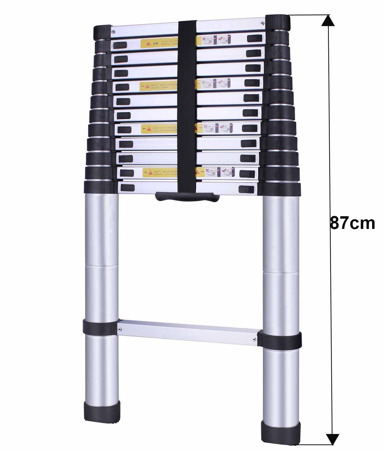 2020 High Quality 12.5FT/3.8M Ladder Manufacturers Aluminum Telescopict Extension  Ladder