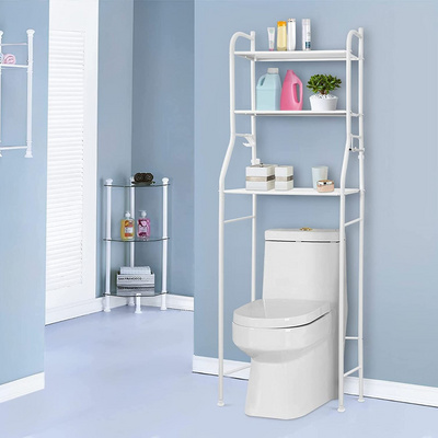 High Quality Storage Racks Over Toilet Washing Machine Rack Shelf For Bathroom Usage Corner Stand With 3 Tiers Storage