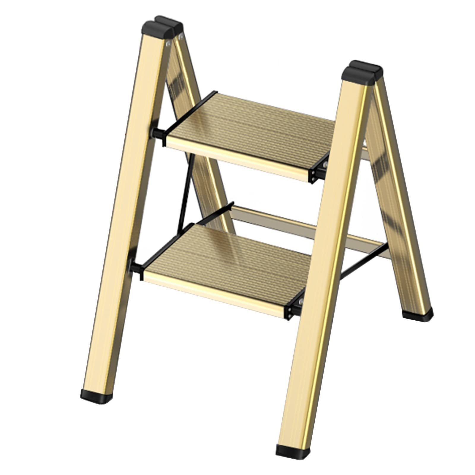 Wholesale Light Mobile Home Folding Ladder Chair Work Aluminum Flower Stand Workshop Steel Step Stairs Abs Plastic House