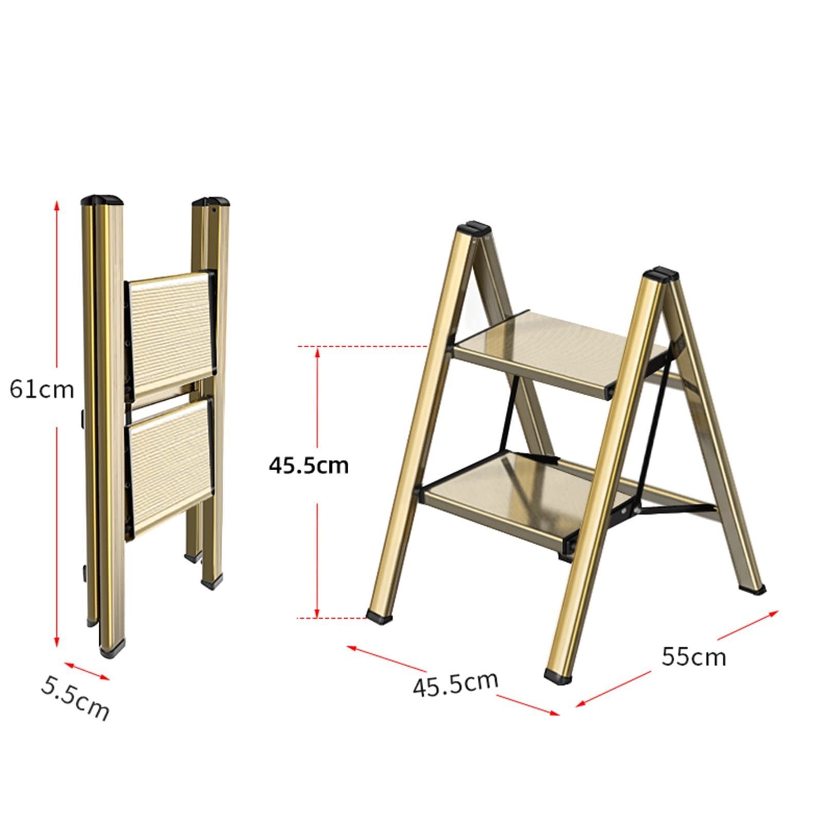 Wholesale Light Mobile Home Folding Ladder Chair Work Aluminum Flower Stand Workshop Steel Step Stairs Abs Plastic House