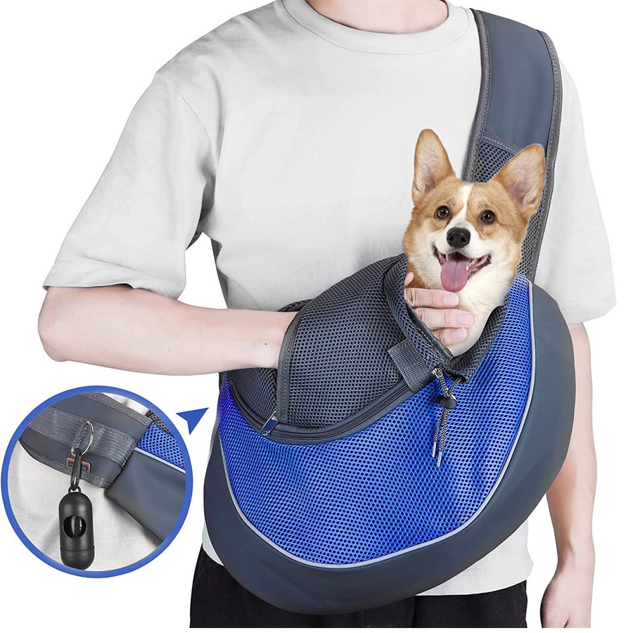 Hand Free Pet Sling Breathable Dog Carrier Sling For Pets