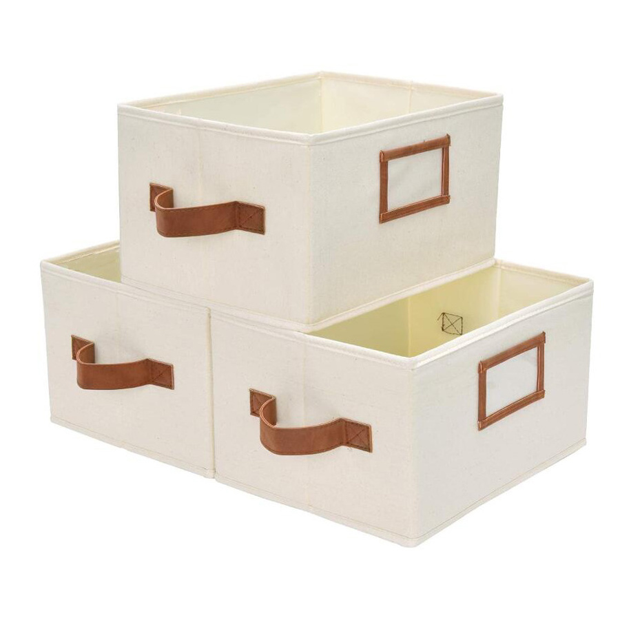 New Storage Bins for Closet  Foldable Storage Basket Home Storage Bins