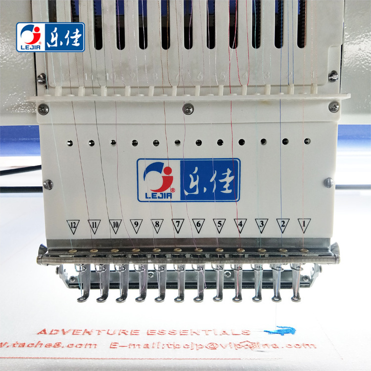 Lejia 9 needles multi heads high quality computer sewing embroidery machine