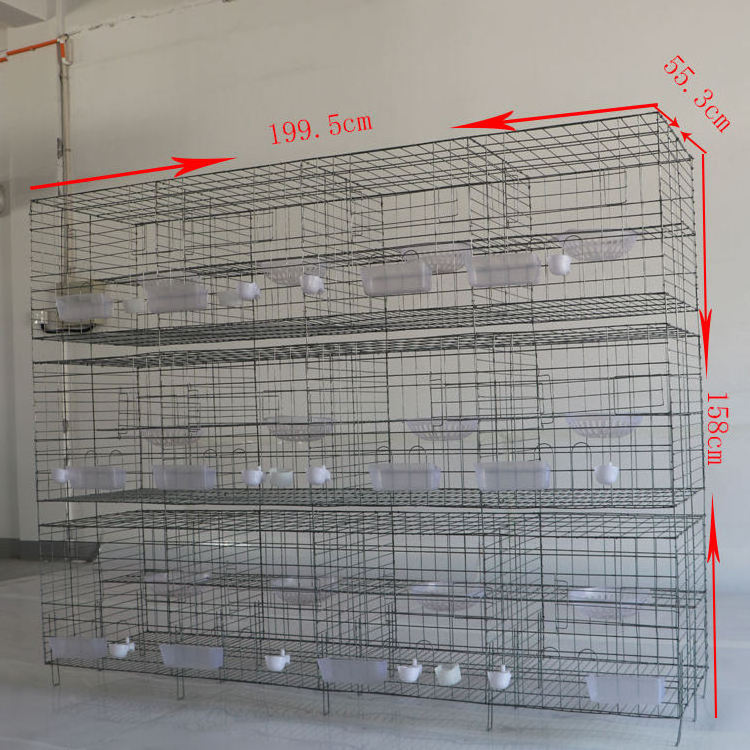 Lefeng factory wholesale high quality 3 layers birds cage pigeon training box pigeon breeding cage