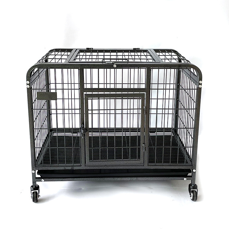 Heavy Duty Metal Dog Crate & Kennel  Thickening Folding Design  37