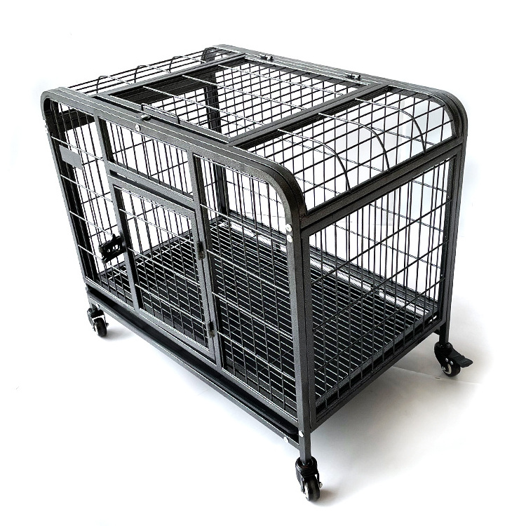 Heavy Duty Metal Dog Crate & Kennel  Thickening Folding Design  37