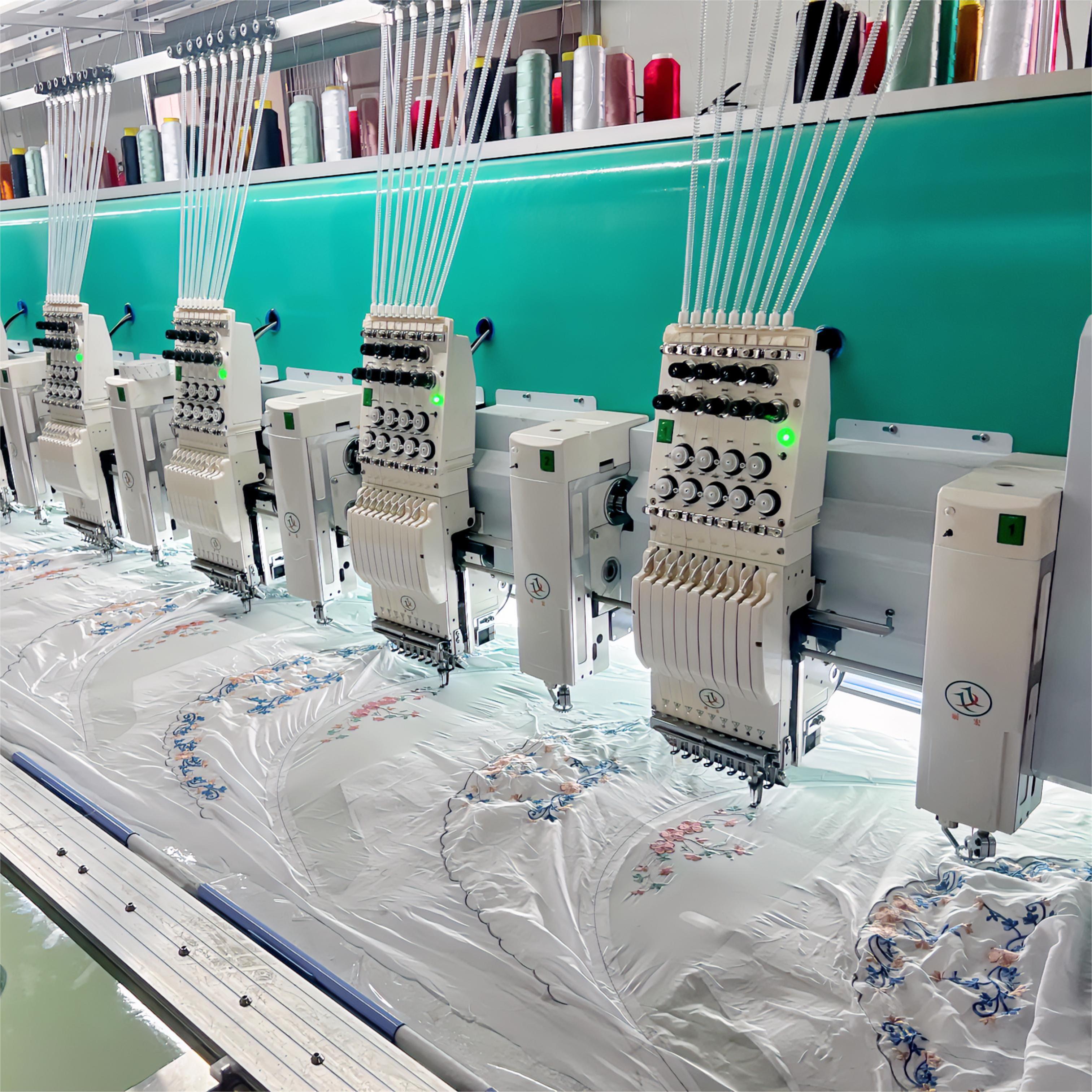 Lihong 2023 New Arrival 6 Needle 12 Heads Chenille Mixed Embroidery Machine