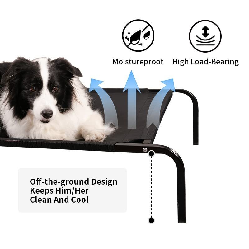 Hot Selling Dog Cot With Canopy Elevated Pet Bed