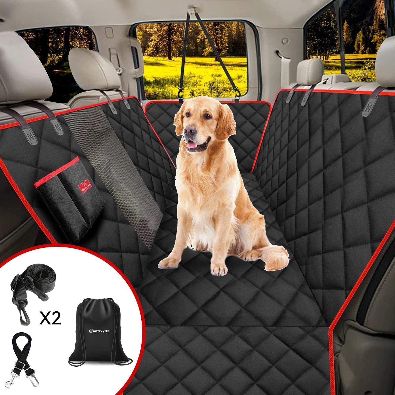 Promotion Backseat Car Carrier For Dog Seat Cover