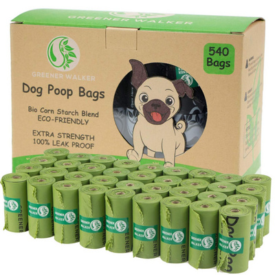 online hot selling eco friendly high quality custom logo printed biodegradable waste bags for dogs wholesale pet dog poop bag