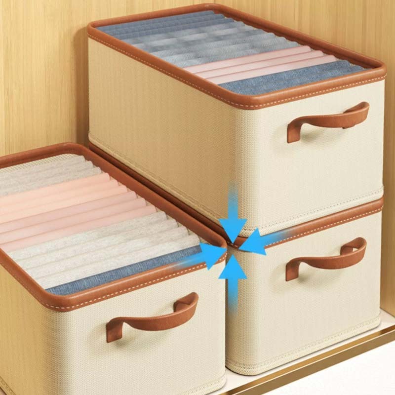 Household Hot Sale Clothes Organizer Closet Storage Washable Wardrobe Drawer Organizer For Clothes Jeans Underwear Storage Box