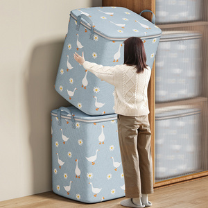 Large Capacity Clothes Storage Bags Foldable Quilt Storage Bins for Closet Organizers Storage Container