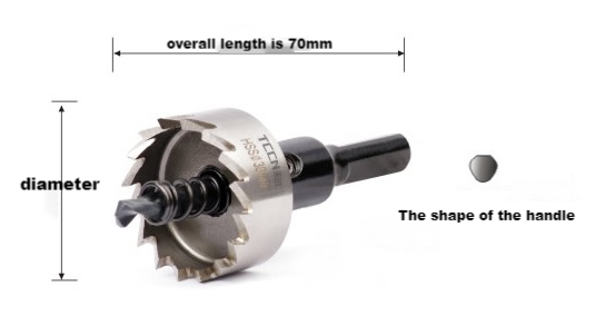 Carbide HSS Hole Drill Stainless Steel Hole Opener,High Speed steel Hole saw ,Hole Saw Drill Bit Fir Alloy Iron Drilling