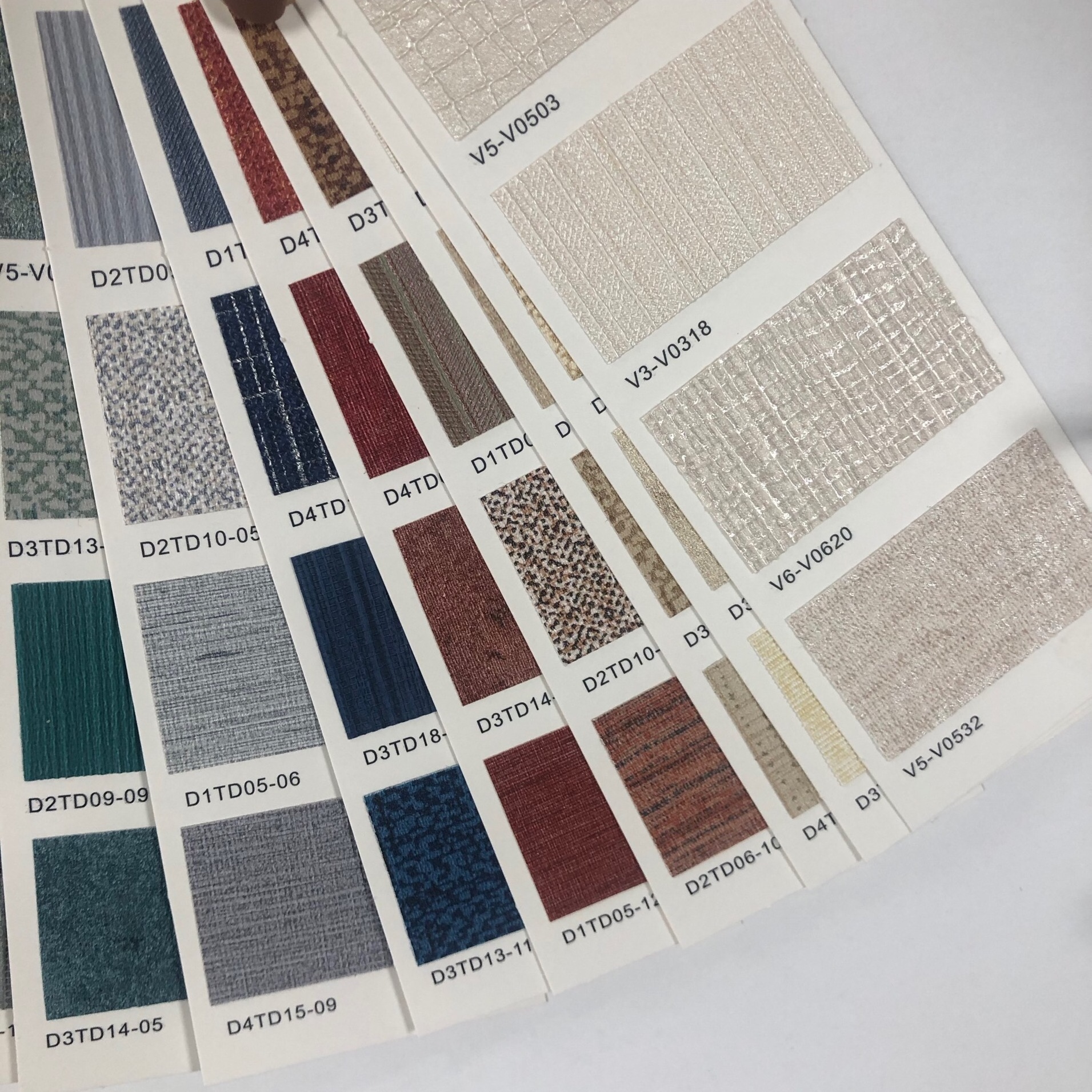 Classic Sample Book Of Various Vinyl Wallcovering Styles