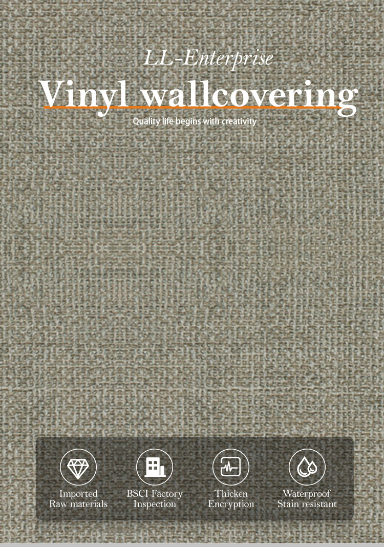 VOGUE V0256-V0261 type2 20oz Hotel Commercial wallpaper Fireproof wallcovering Fabric Backed Vinyl Wallcovering