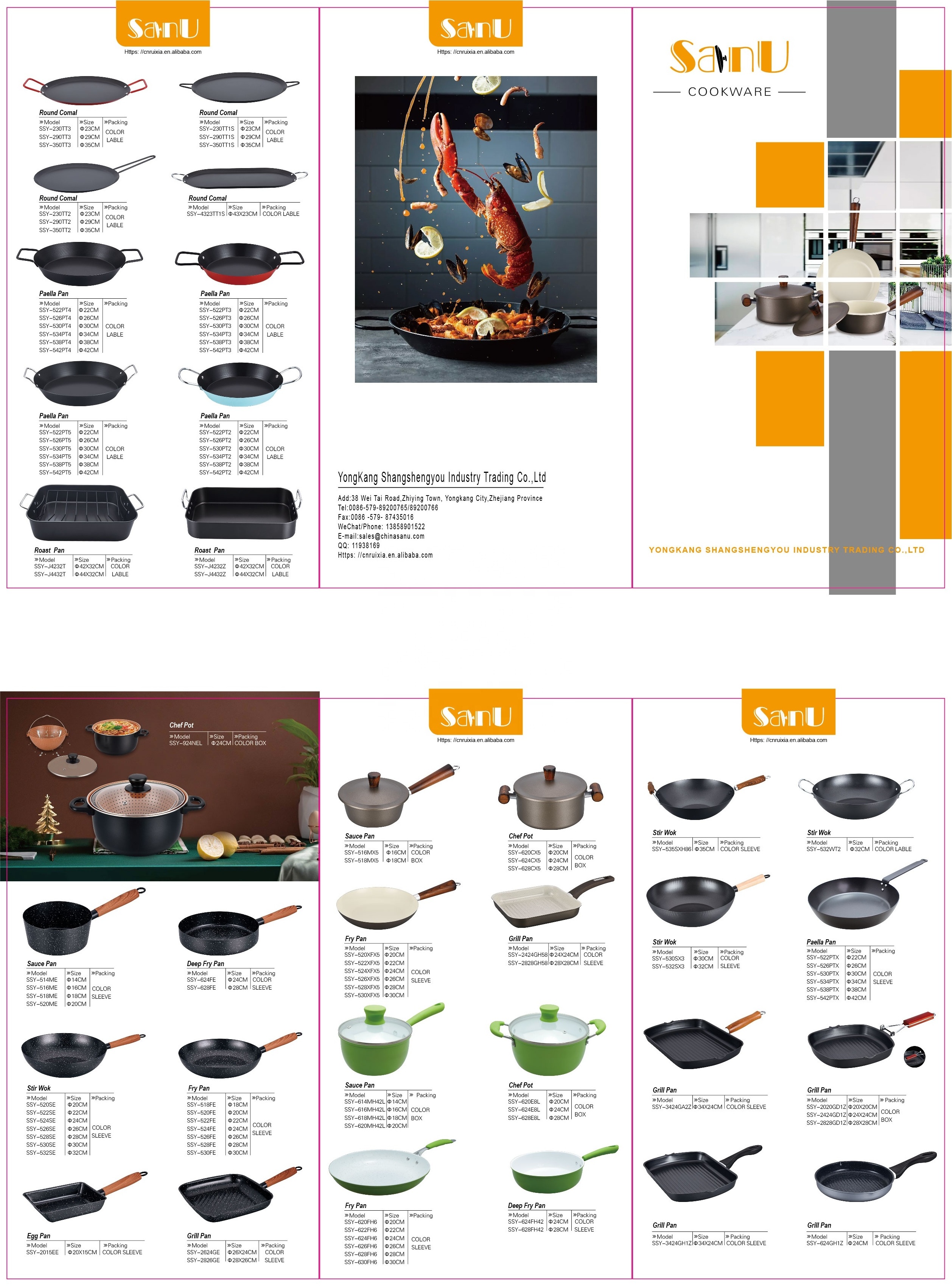 custom Chinese Kitchenware 1.5mm thickness two layer non stick carbon steel 14/ 35.5cm wok with Wooden Lid