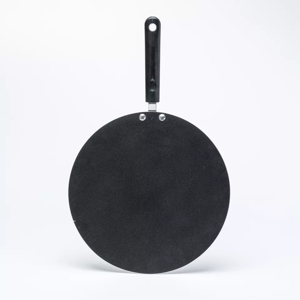 30cm  Crepe pan aluminum tawa non stick coating pizza pan with bakelite handle