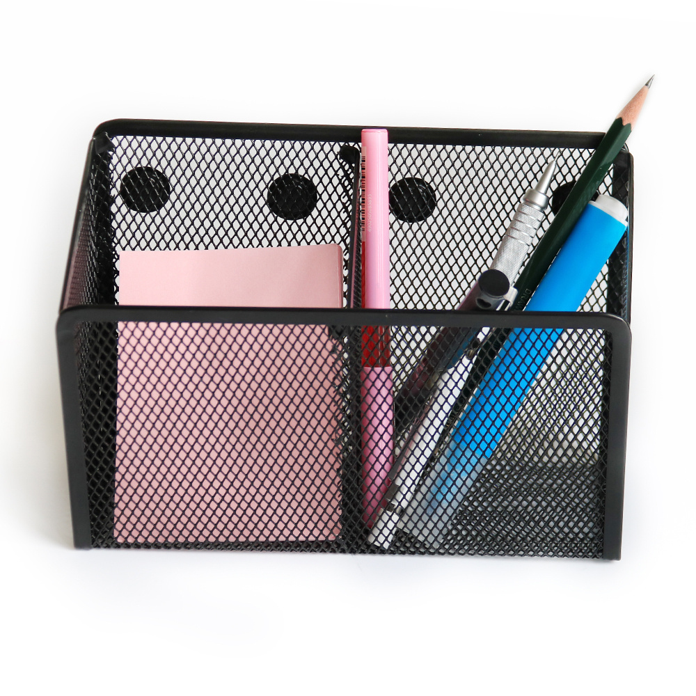 Multifunctional Office Stationery Magnetic Desktop Organizer Pen Holder